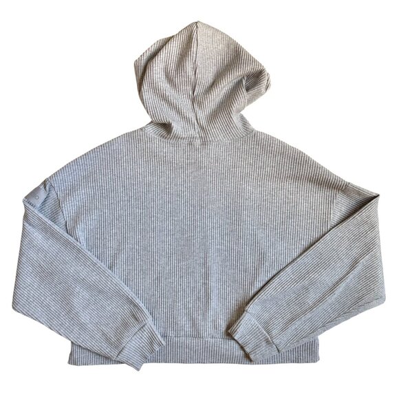 ALO Yoga Muse Hoodie (Athletic Heather Grey) - Size Large - Picture 4 of 9
